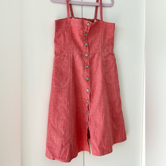 Bonpoint Girls Dress. Adjustable. Size 6 - Picture 4 of 13